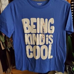 "Being kind is cool" Boys or Girls T-shirt